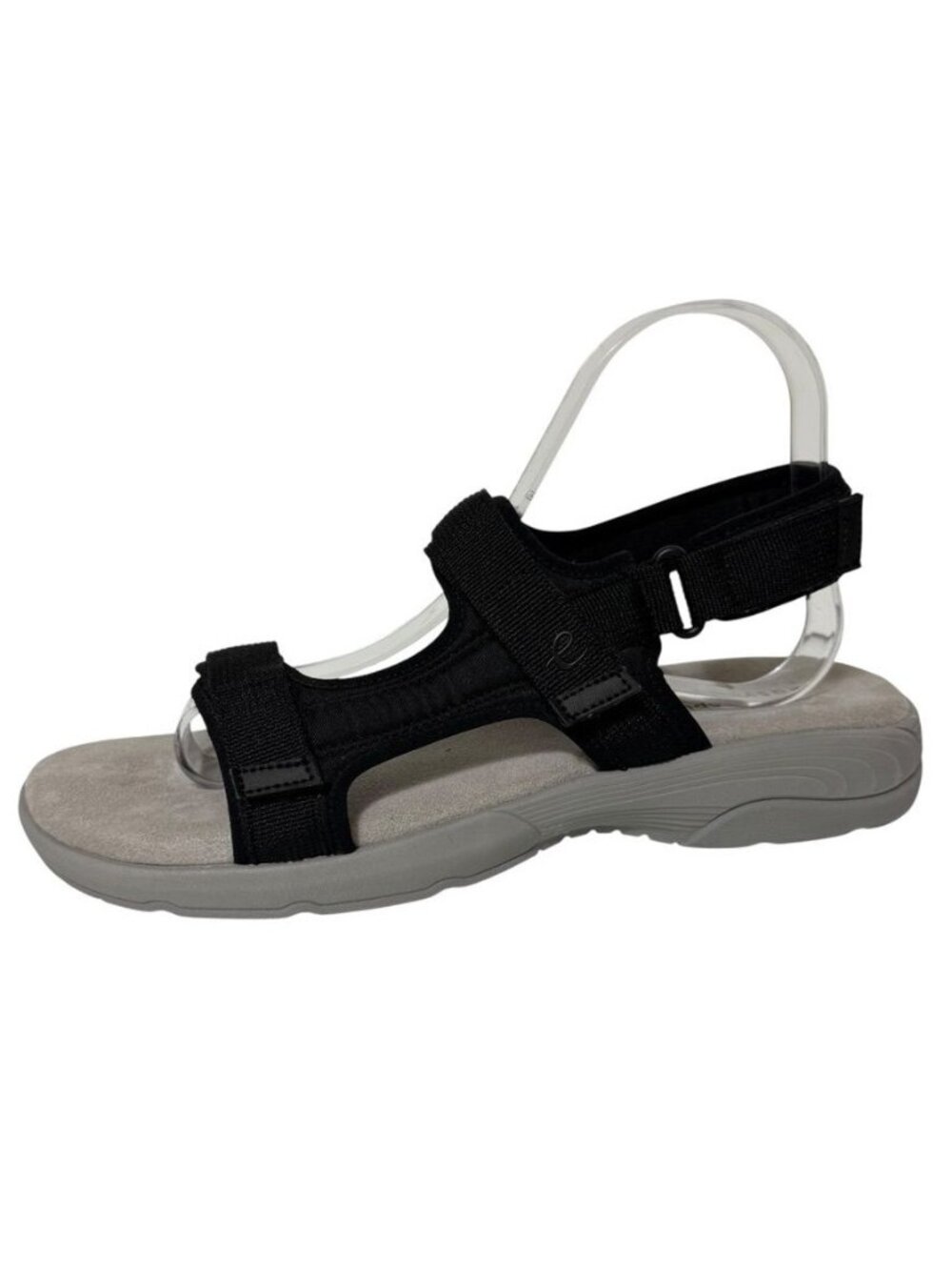 Easy Spirit Womens Trish 2 Sport Sandals Sz 9 Black Comfort Adjustable Slingback